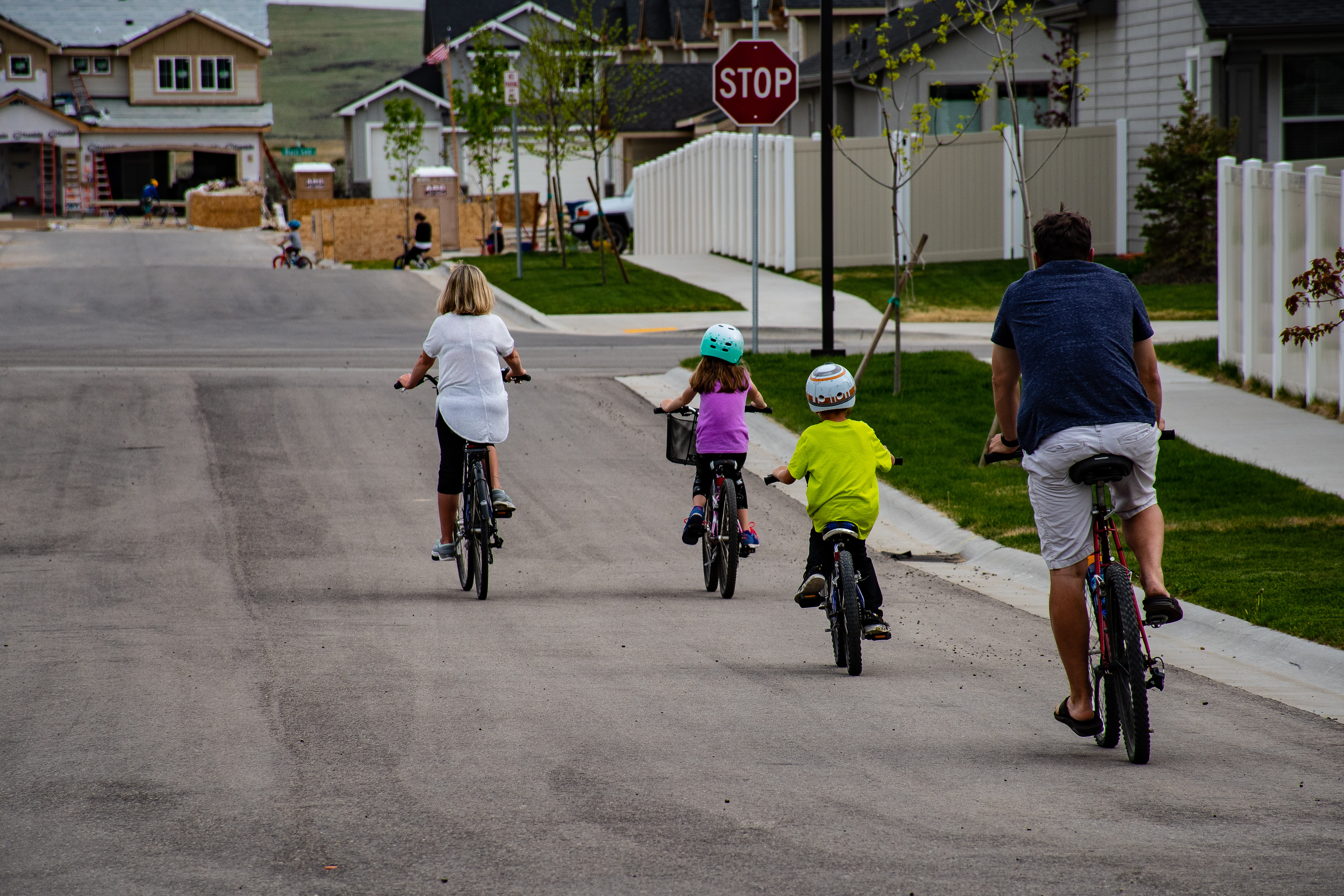 Canva - Family Riding on Bicycle